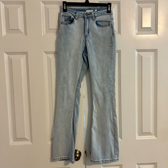 a loves a Light Wash Boot Cut High Rise Jeans Women 27 - Picture 3 of 11